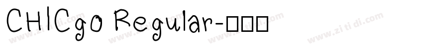 CHICgo Regular字体转换